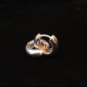 Sterling Silver "Huggies" Earrings