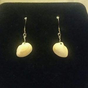 Handmade seashell earrings