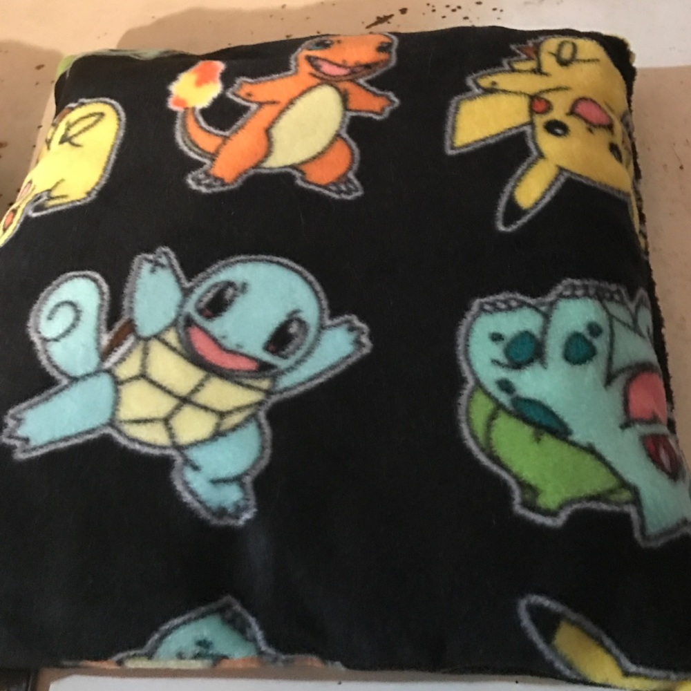 Hand sewn Pokémon pillows (memory foam)