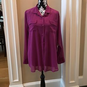 Sheer Blouse with Matching Cami