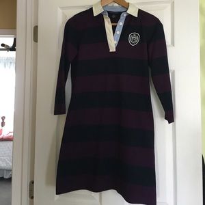 Rugby shirt style dress