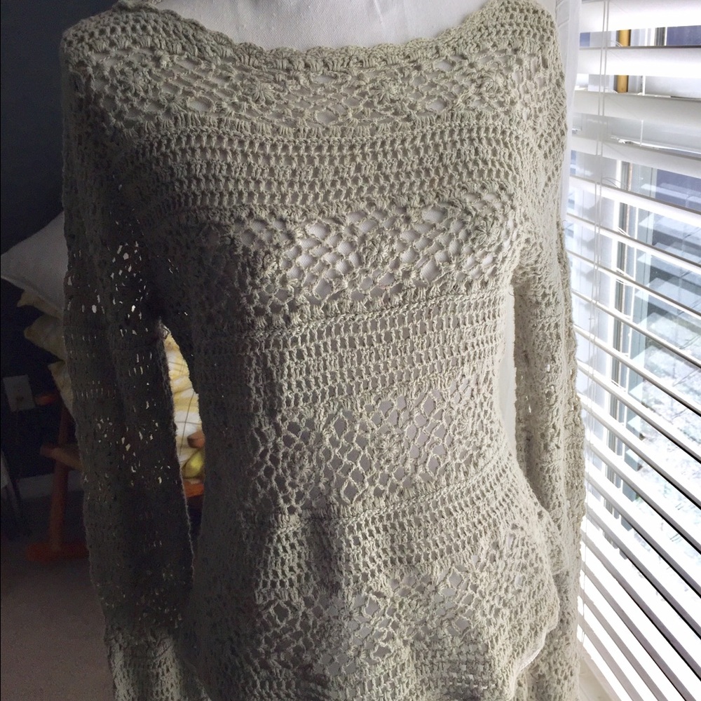 Sydney Easton Crochet Sweater