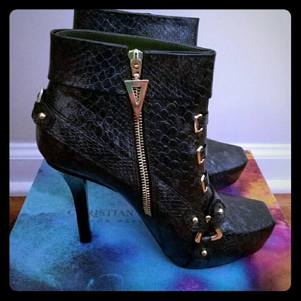 Christian Siriano heeled boots