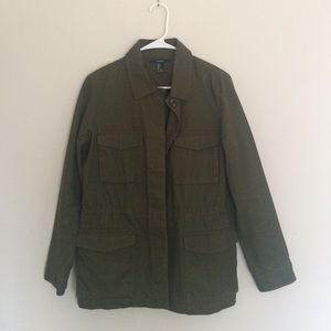 Forever 21 Green Utility Jacket