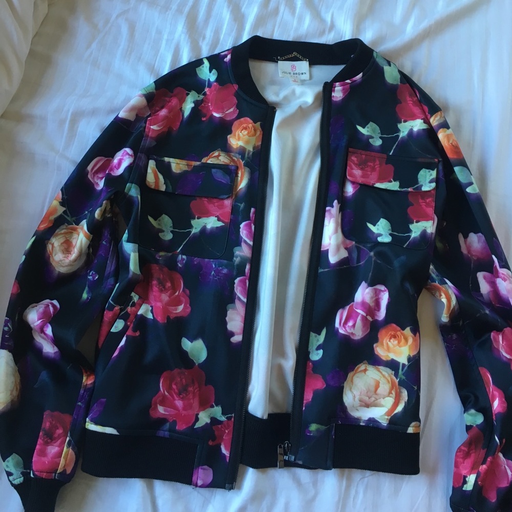 Julie Brown NYC bomber jacket