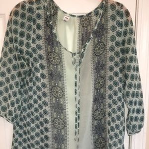 Old Navy Tunic 3/4 sleeve top