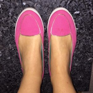 Pink with Gold details Naturalizer Flats