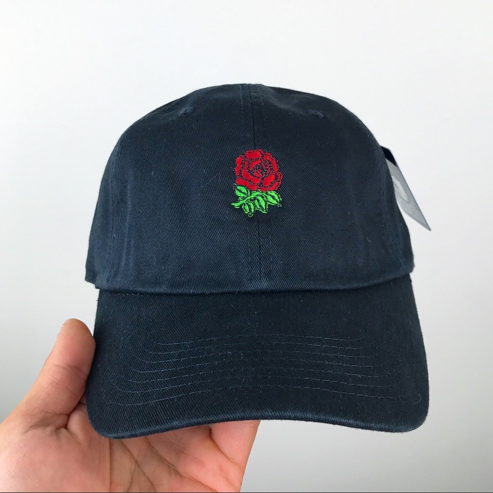 Rose Dad Hat Strapback Caps