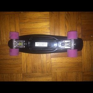 Black& Purple Penny skateboard