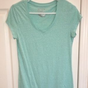 Teal v-neck