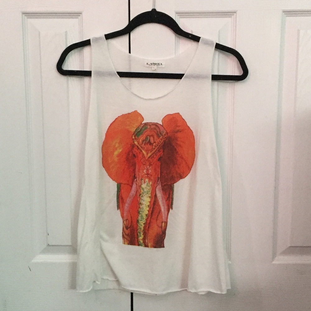 Ooh la la elephant tank top