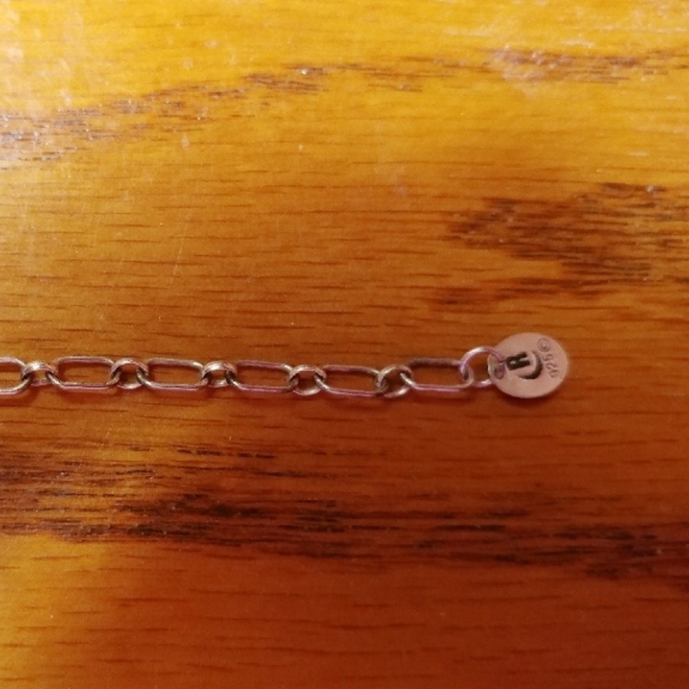 16" Sterling Adjustable Southwest Style Necklace