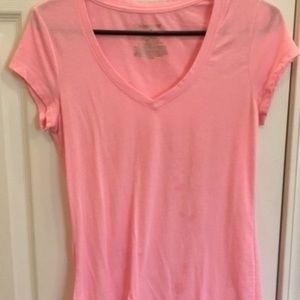 Pink v-neck