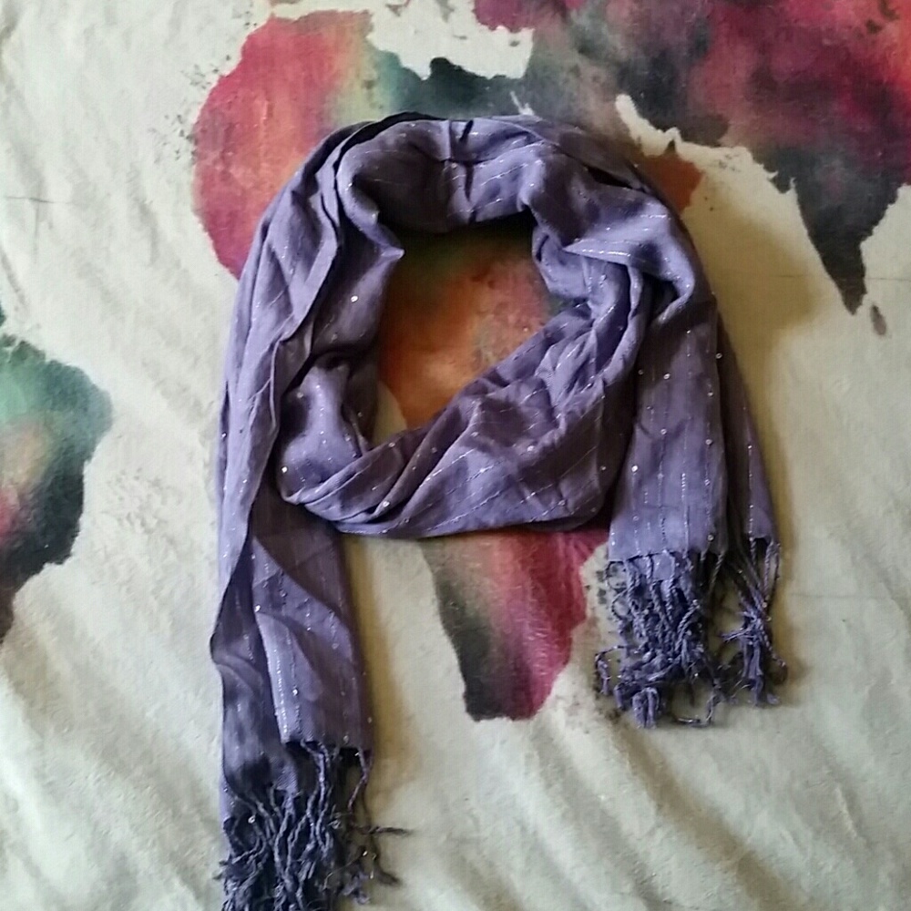 Purple scarf
