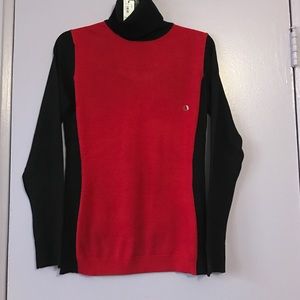 The Limited color block turtle neck sweater