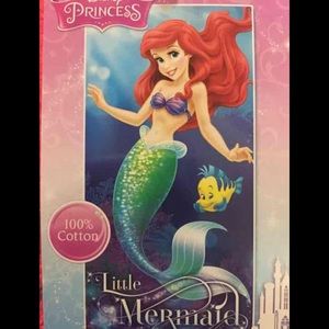 New little mermaid beach towel