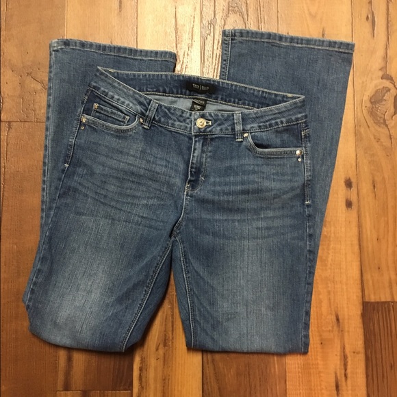 White House Black Market Denim - {WHBM} Skinny Flare Jeans