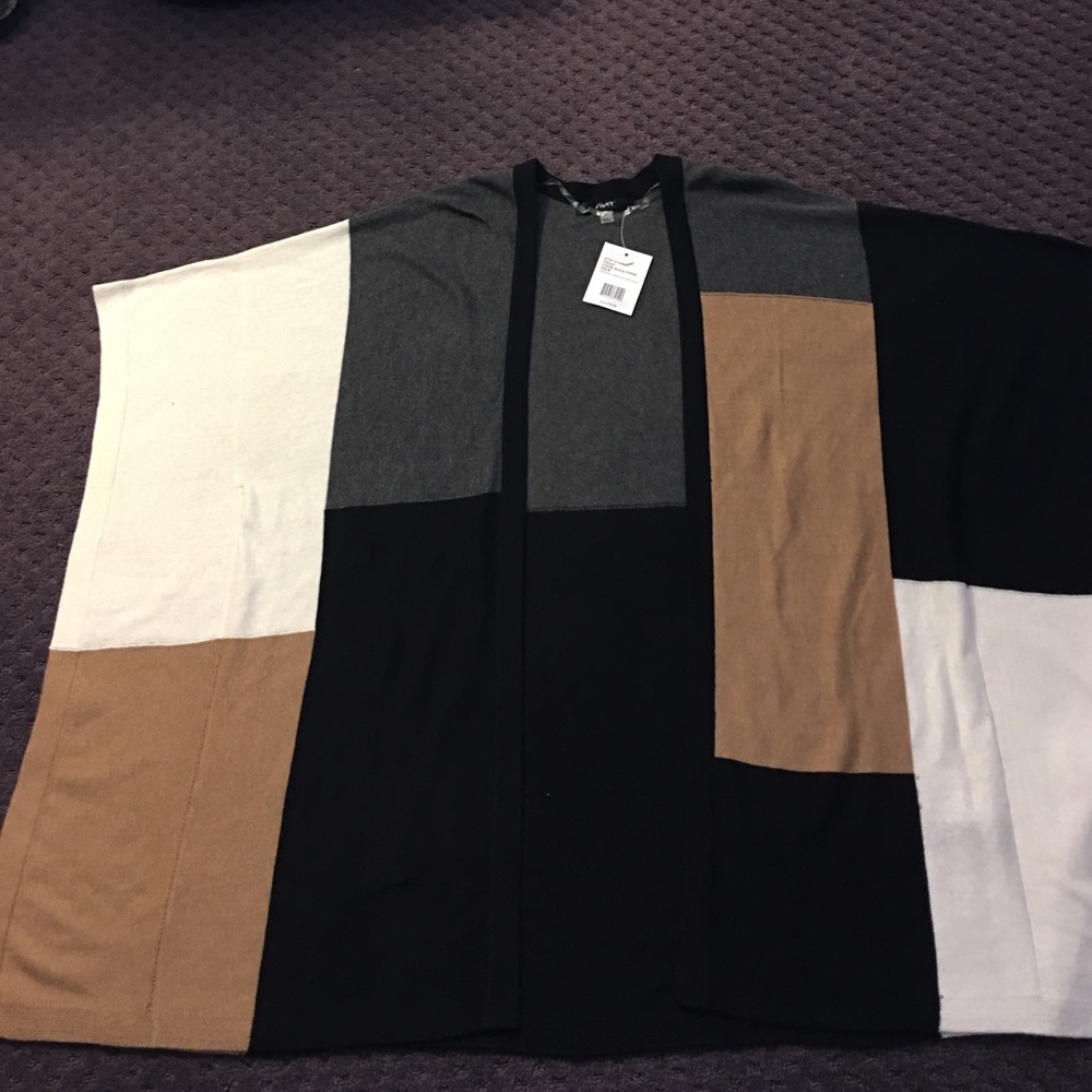 Block color sweater