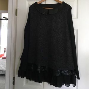 Black Fashion Top