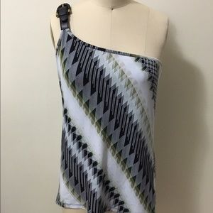 One Shoulder Top With Braided Strap