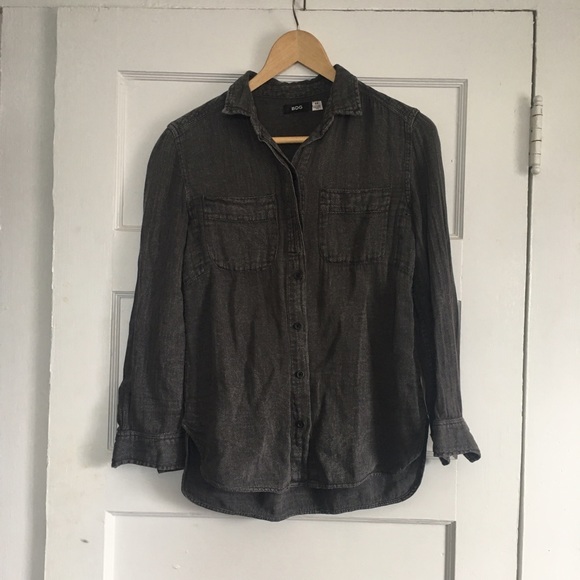 Urban Outfitters Tops - Urban Outfitters // grey button up