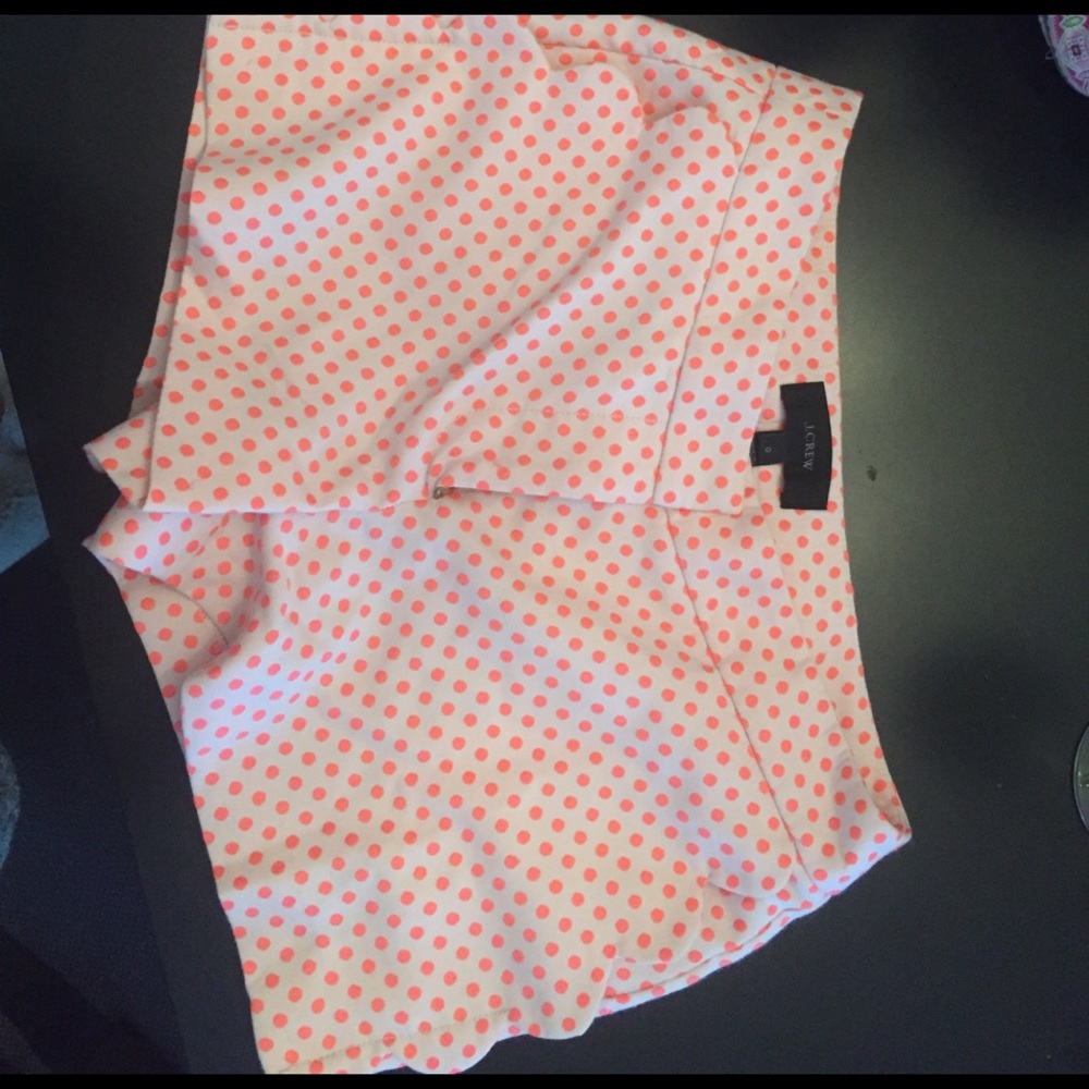Adorable polka dot j.crew shorts!