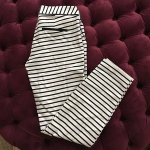 Express Columnist Ankle Pants- Striped Sz 2R