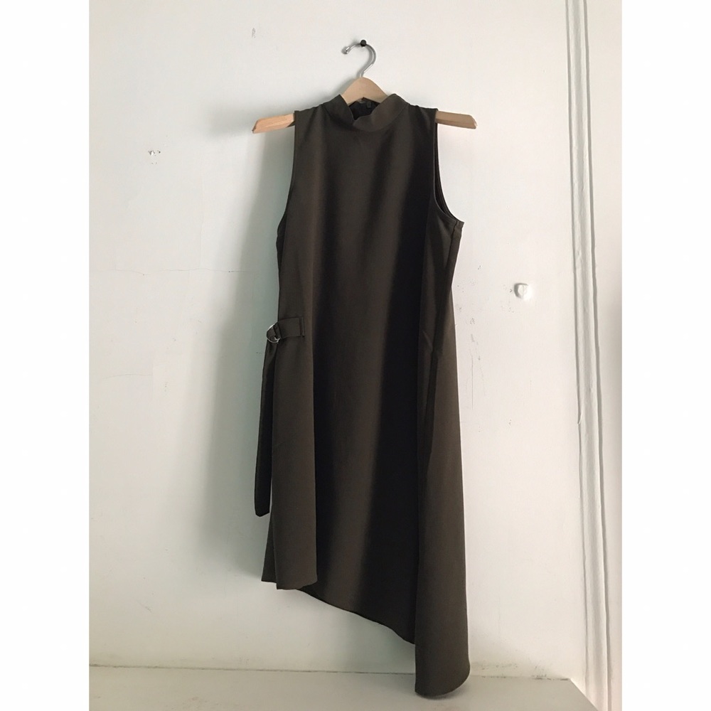 Olive Sleeveless Tunic