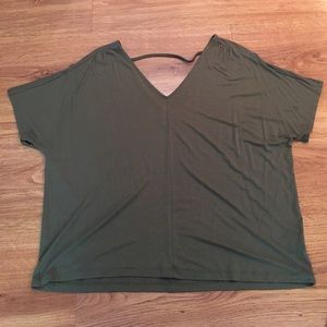 Dark green shirt