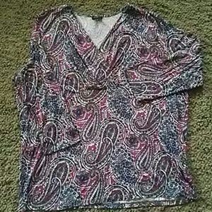 NWOT Talbots 3/4 sleeve top