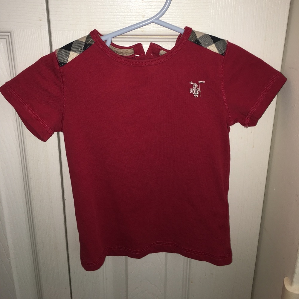 Red Burberry Shirt