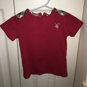 Red Burberry Shirt