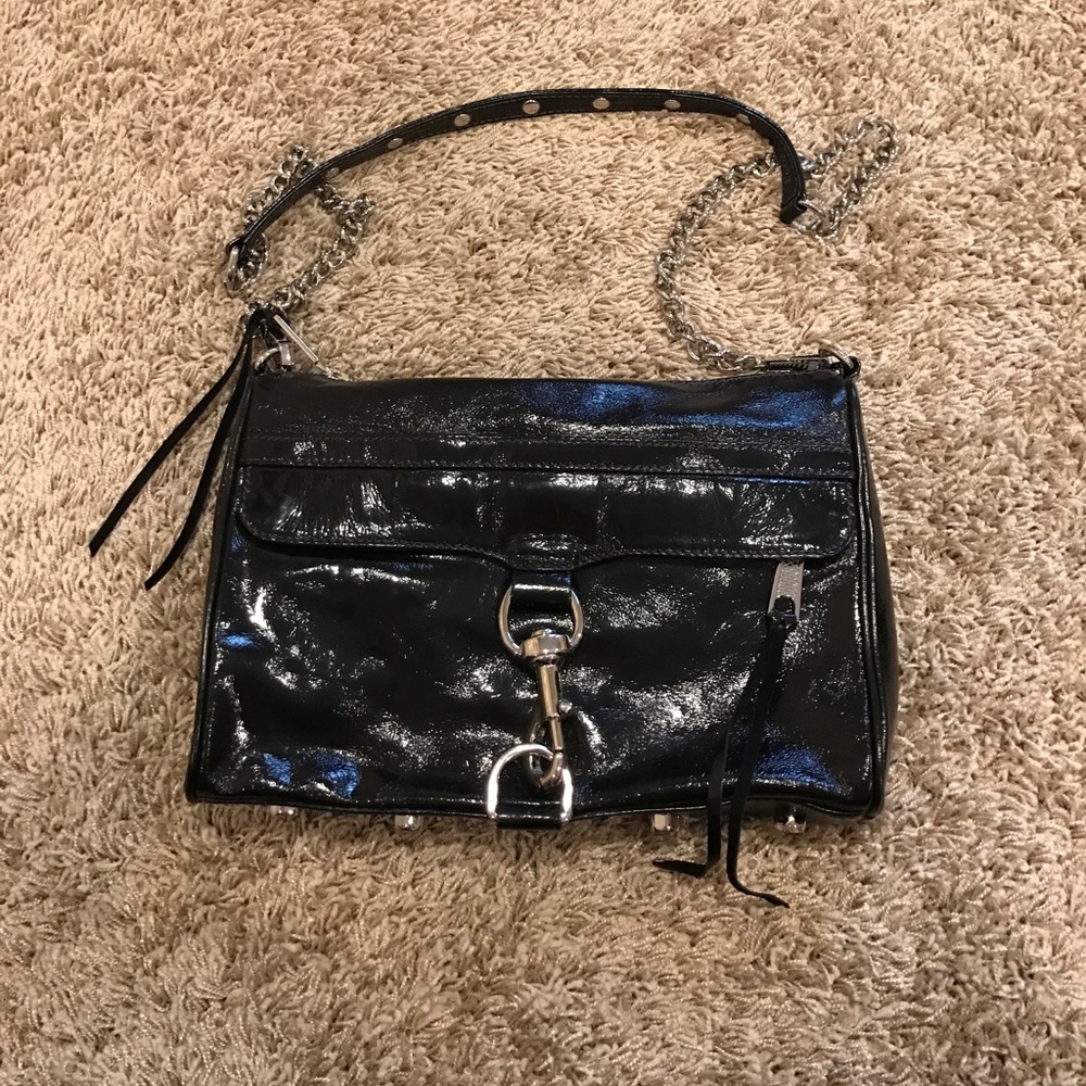 Rebecca Minkoff patent leather mac