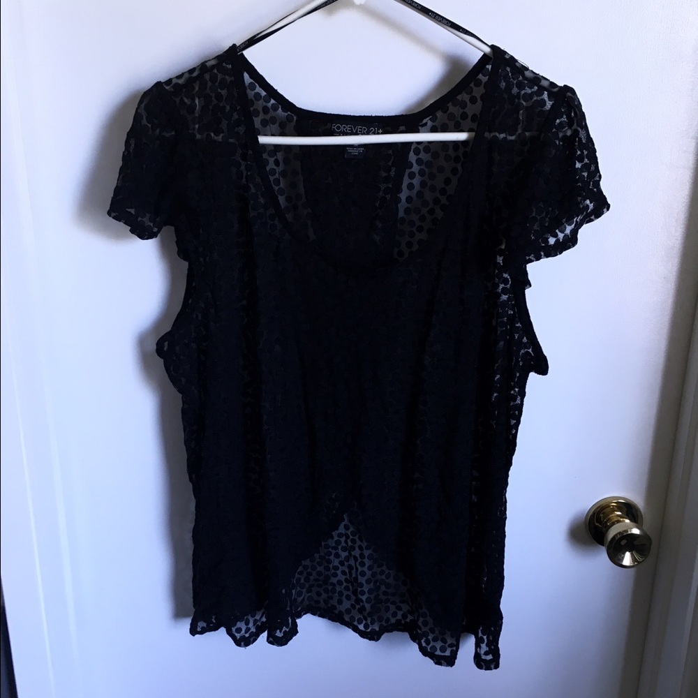 Forever 21 Sheer Blouse