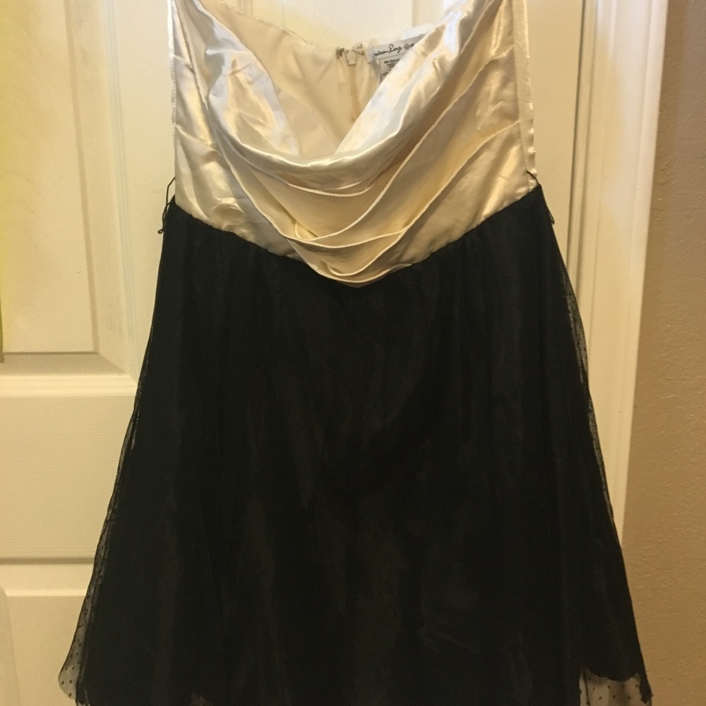 Black and white princess dress