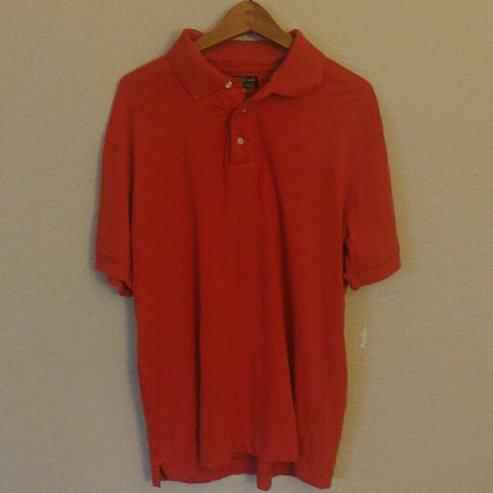 Lucky brand mens orange polo ~ medium