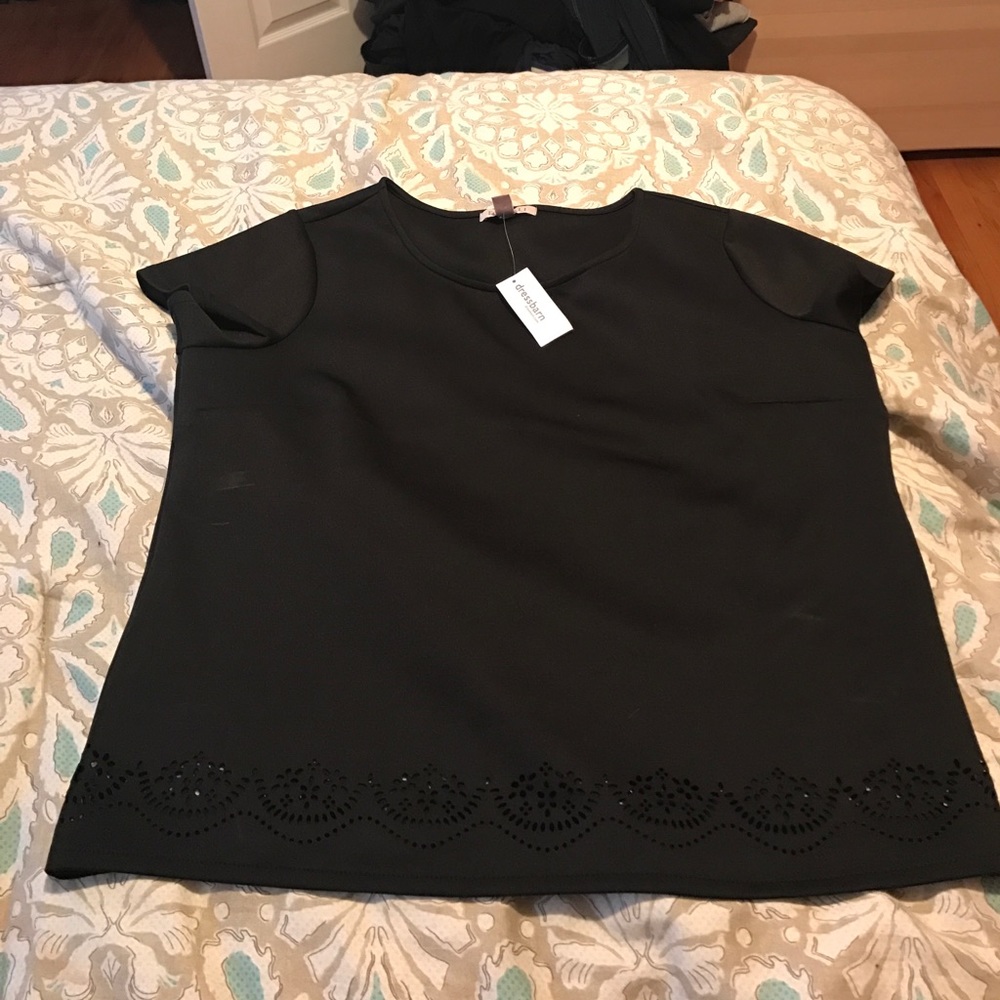 Dress barn black dress shirt