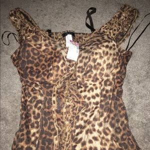 Cheetah print top