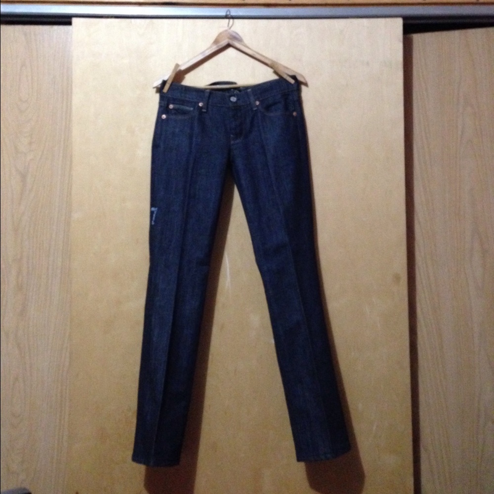 STRAIGHT LEG SZ 27 7 FOR ALL MANKIND JEANS