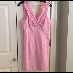 Lilly Pulitzer "Phoebe" ruffle Seersucker Dress