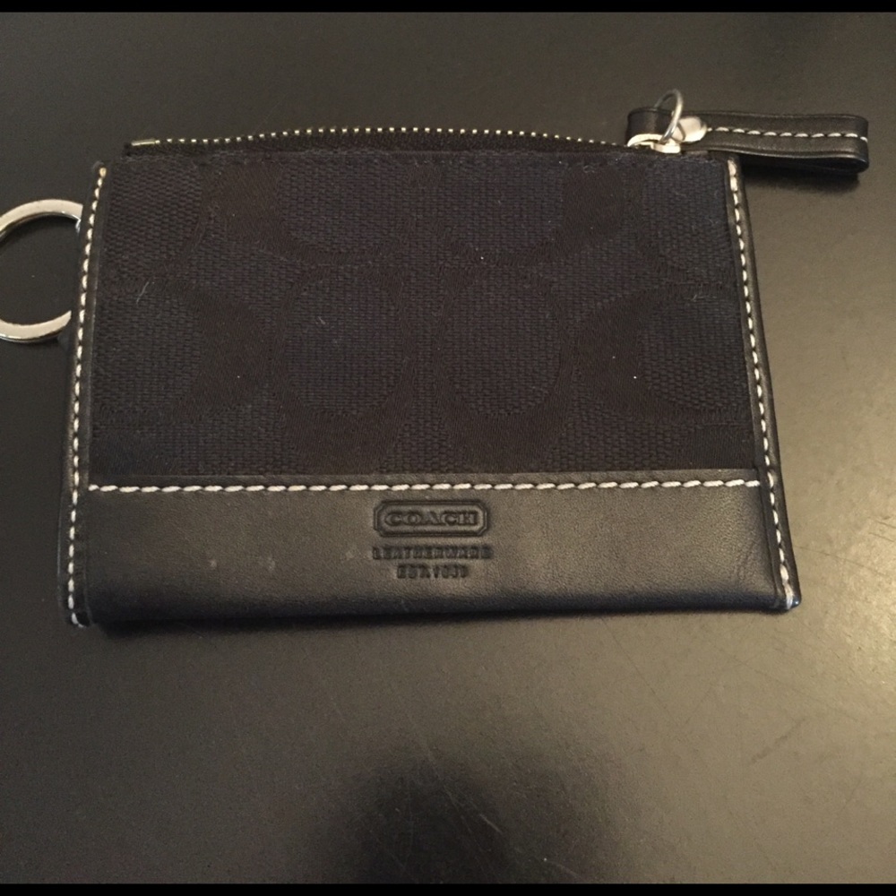 Coach skinny wallet/change purse