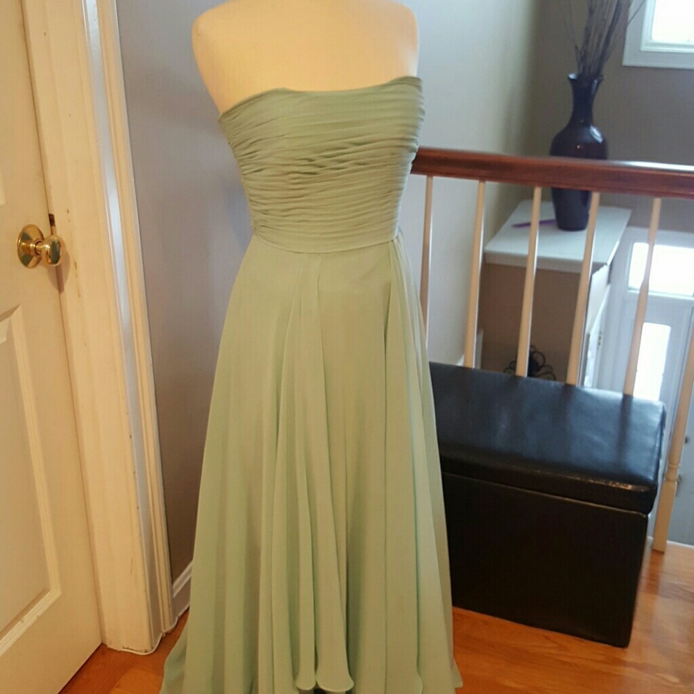 Mint green dress