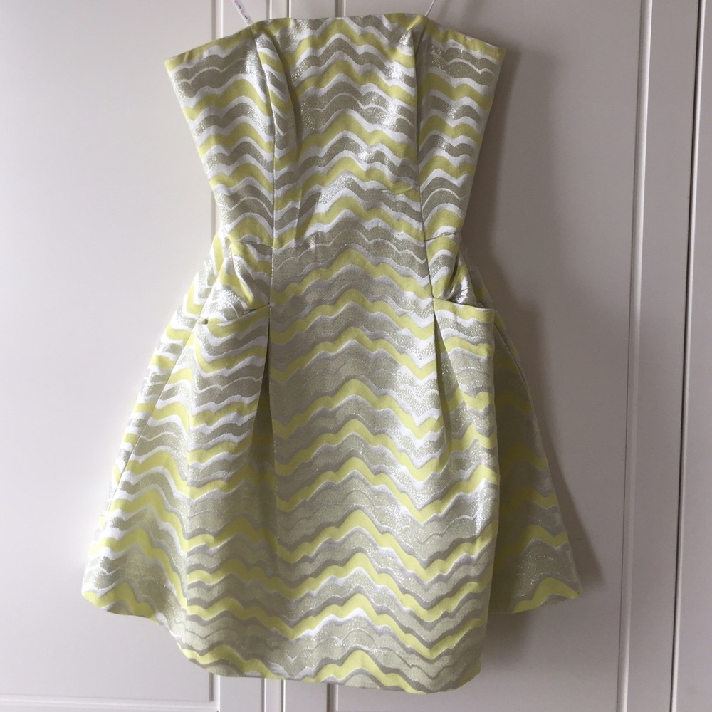 Lilly Pulitzer Strapless Fit n Flare Dress - 00