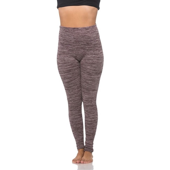 ribbed fleece lined legging - Picture 2 of 3