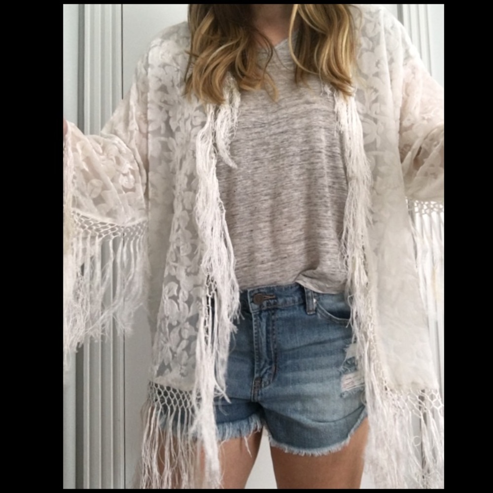 White Vintage Kimono