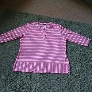 Women's Talbots 3/4 sleeve blouse