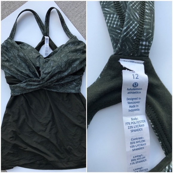 [Lululemon] Wrap It Up Tank Army Green - Picture 7 of 7