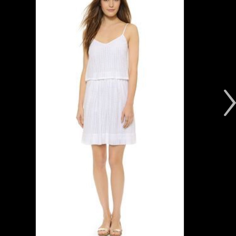 Madewell White eyelet dress - size 8