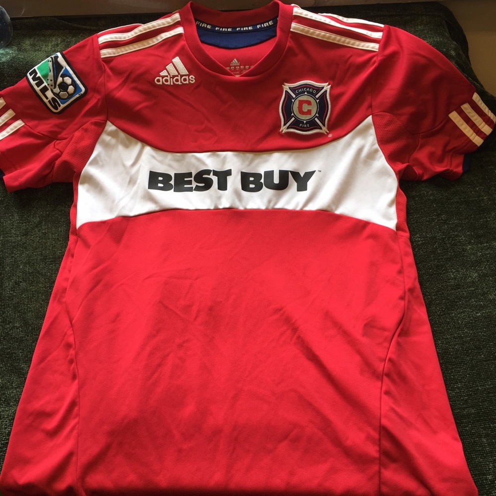 Chicago Fire official soccer jersey - youth large