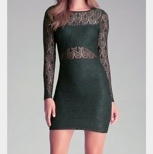 BEBE BLACK LACE DRESS